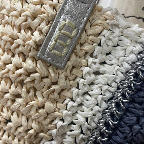 INC INTERNATIONAL CONCEPTS EXTRA LARGE STRAW TOTE BAG - Picture 8 of 13